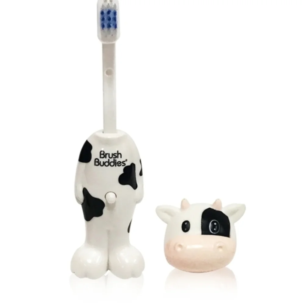 Brush Buddie Poppin Milky Wayne Cow‎ Toothbrush